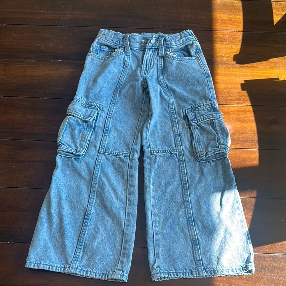 Old Navy Blue Wide-Leg Jeans